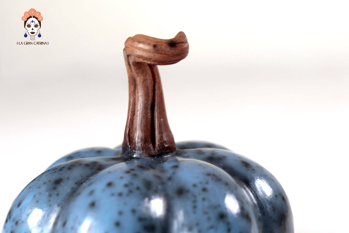 Juego de 3 calabazas azul claro - 25 cm. 9.8 in. Calabaza
