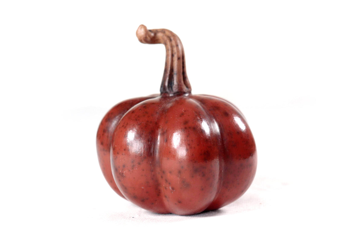 Juego de 3 calabazas rojo obscuro - 25 cm. 9.8 in. Calabaza