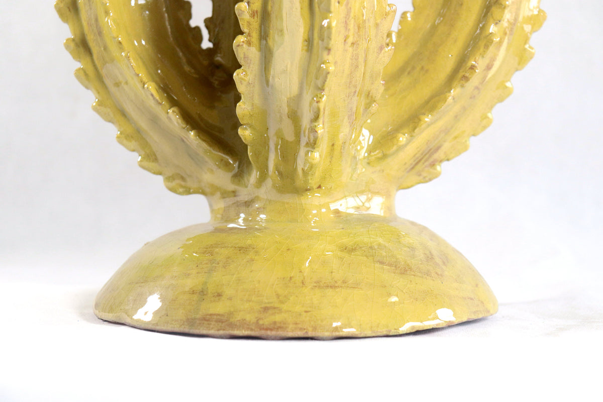Candelero Nopal Amarillo - 44 cm 17.3 in