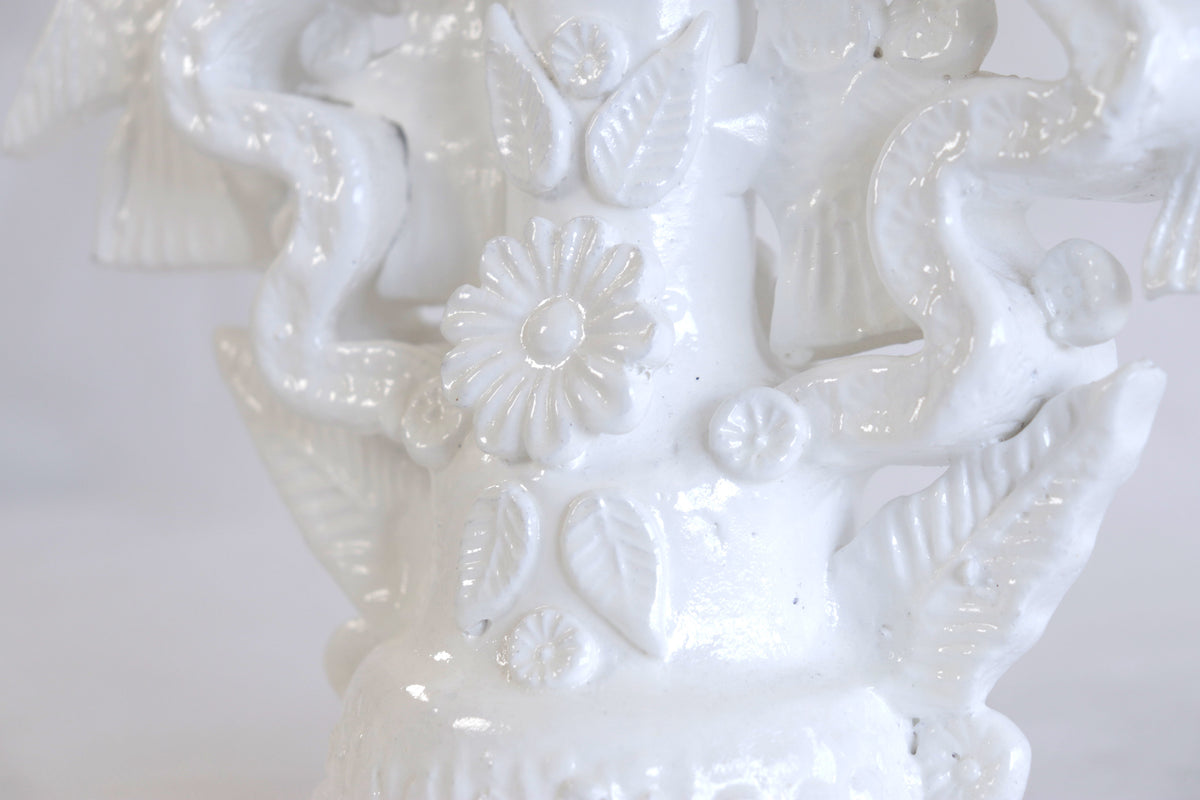 Candelero de 5 velas blanco - 26 cm. 10.2 in