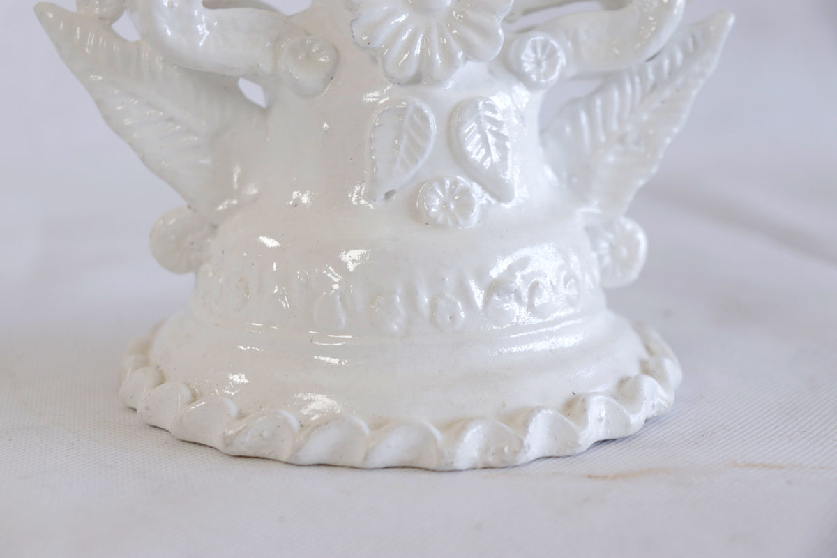 Candelero de 5 velas blanco - 26 cm. 10.2 in