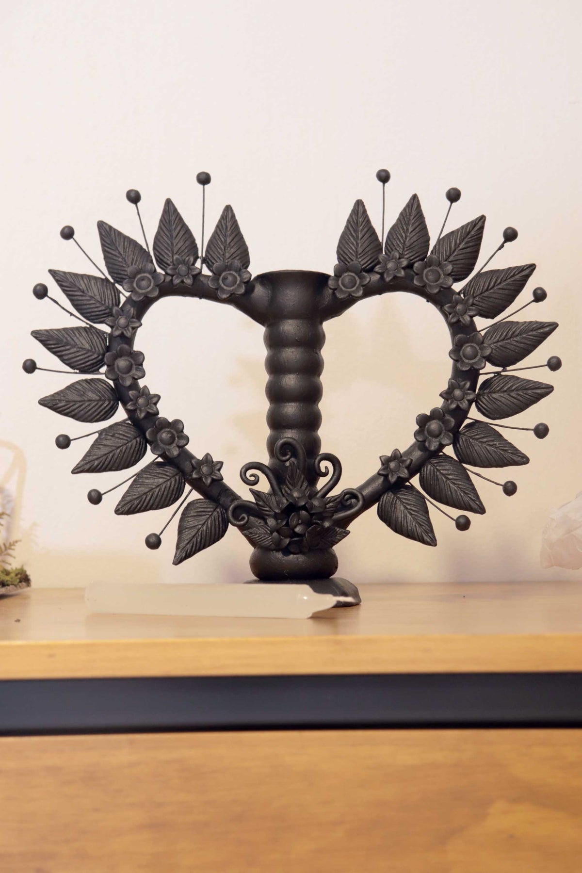 Candelero de Corazón Negro