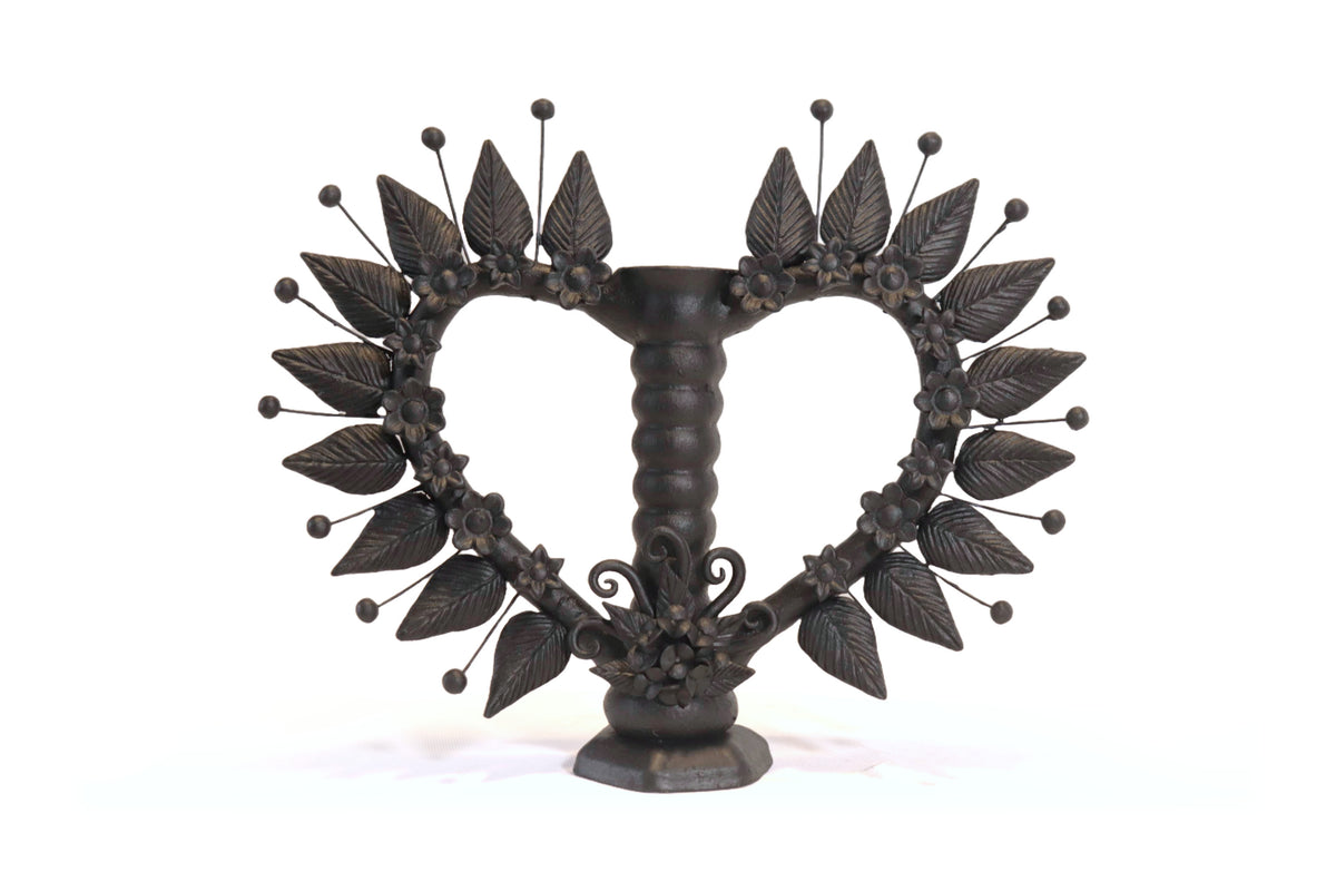 Candelero de Corazón Negro