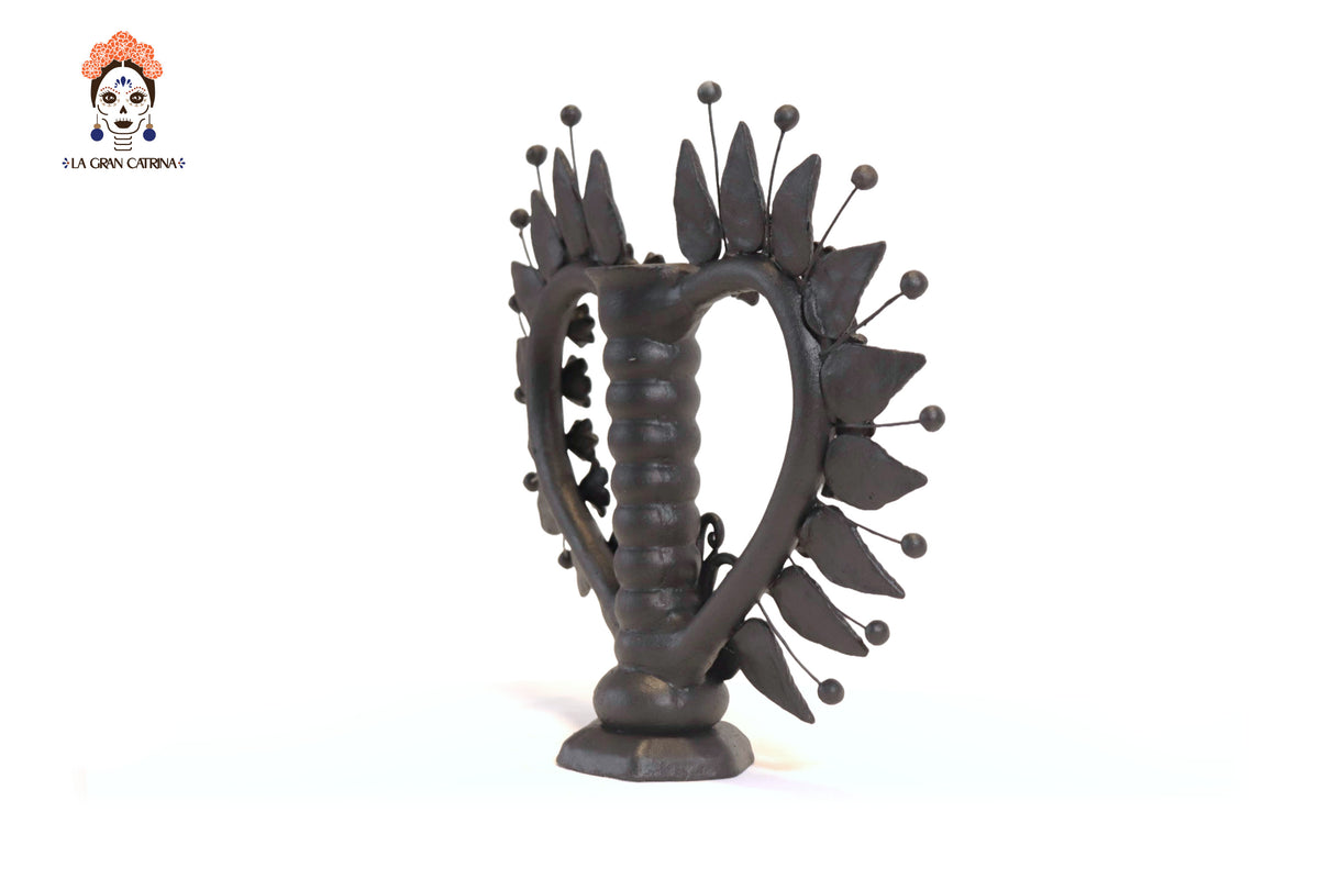 Candelero de Corazón Negro