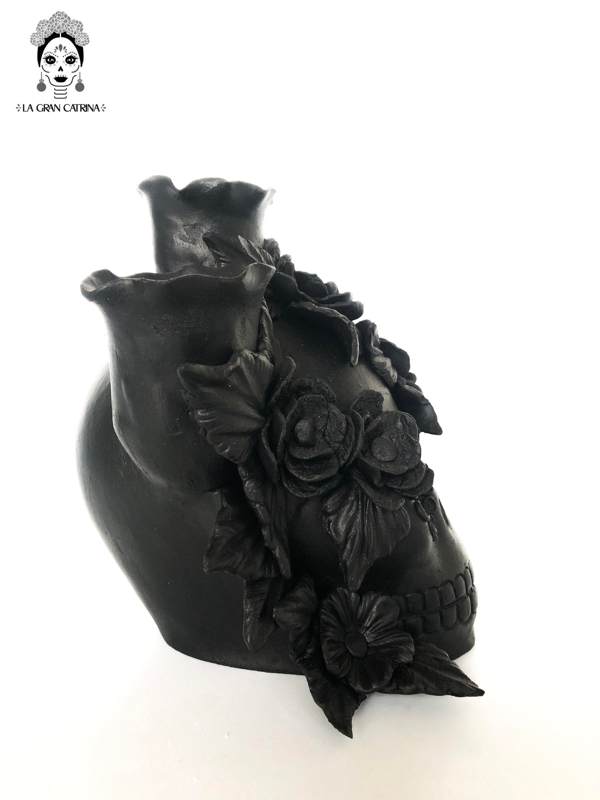 Candelero de Día de Muertos para 3 velas - Modelo #2