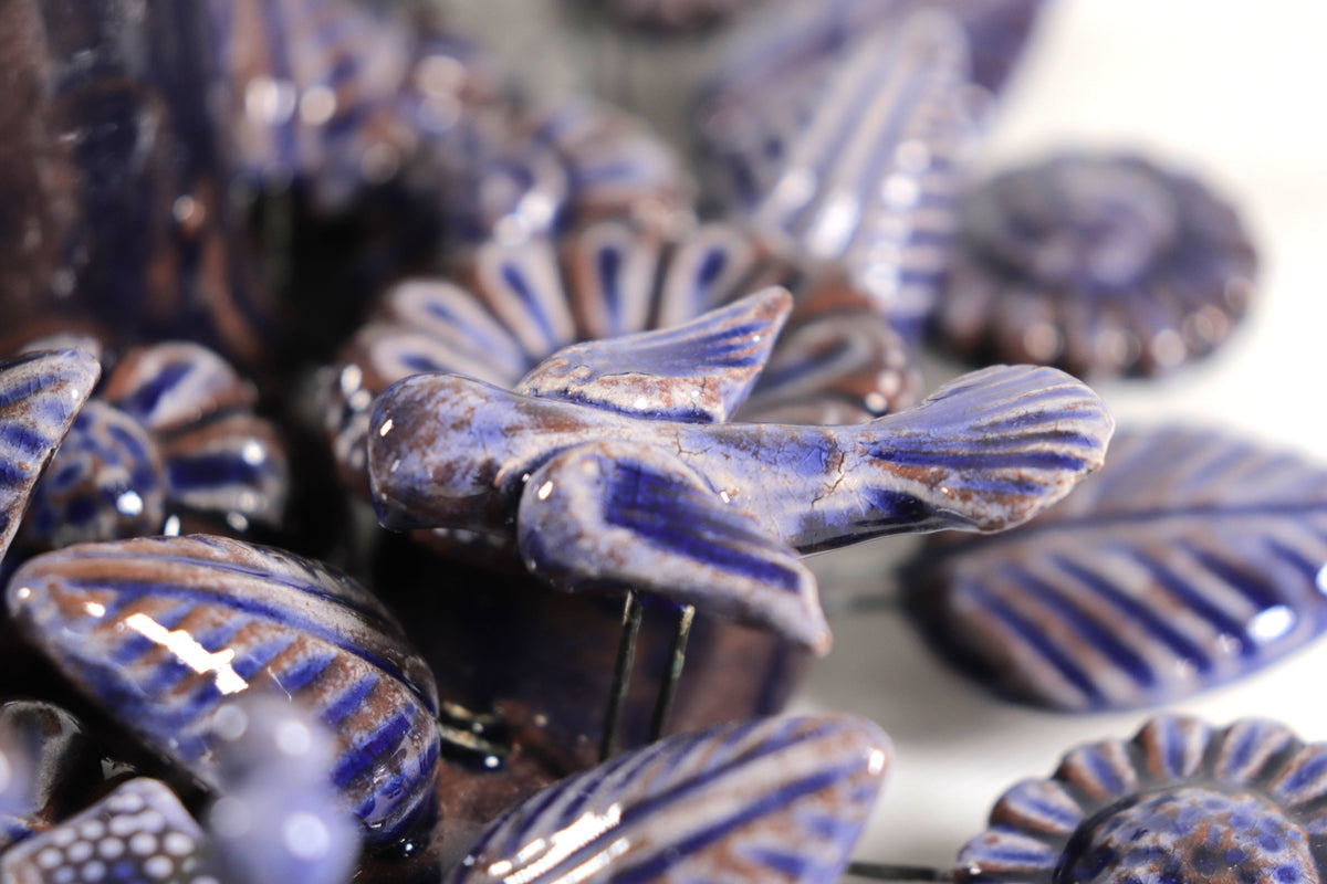 Corona de Adviento Azul - 35 cm. 13.7 in.