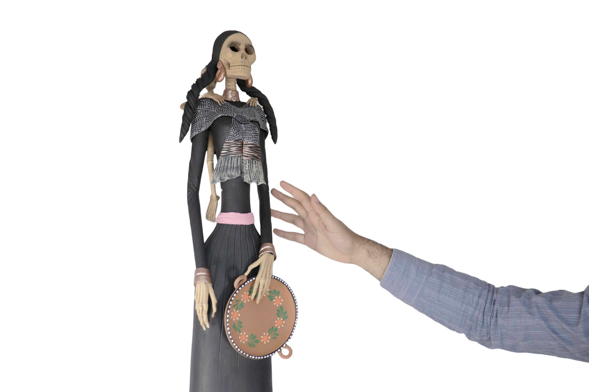 Catrina mamá con bebé - 100 cm. 40 in.