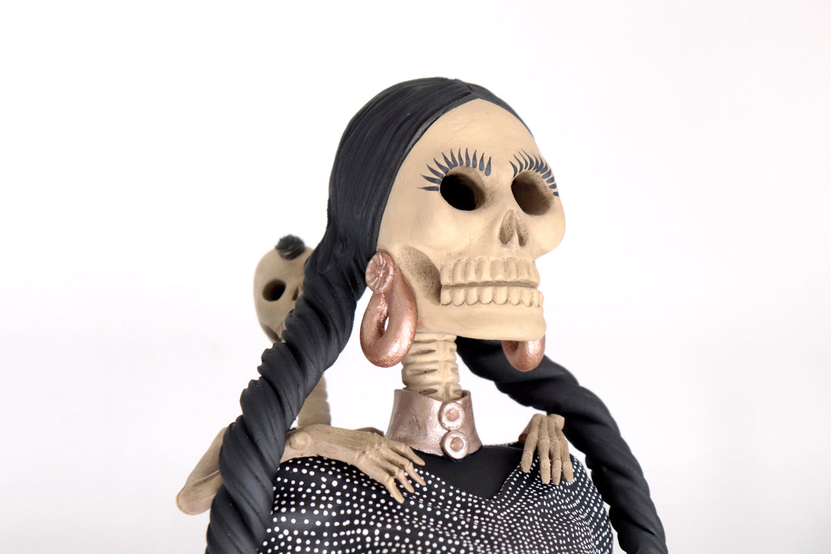 Catrina mamá con bebé - 100 cm. 40 in.