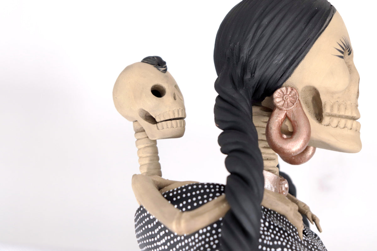 Catrina mamá con bebé - 100 cm. 40 in.