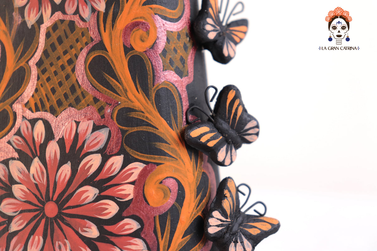 Catrina de mariposas naranjas - 30 cm. 12 in.