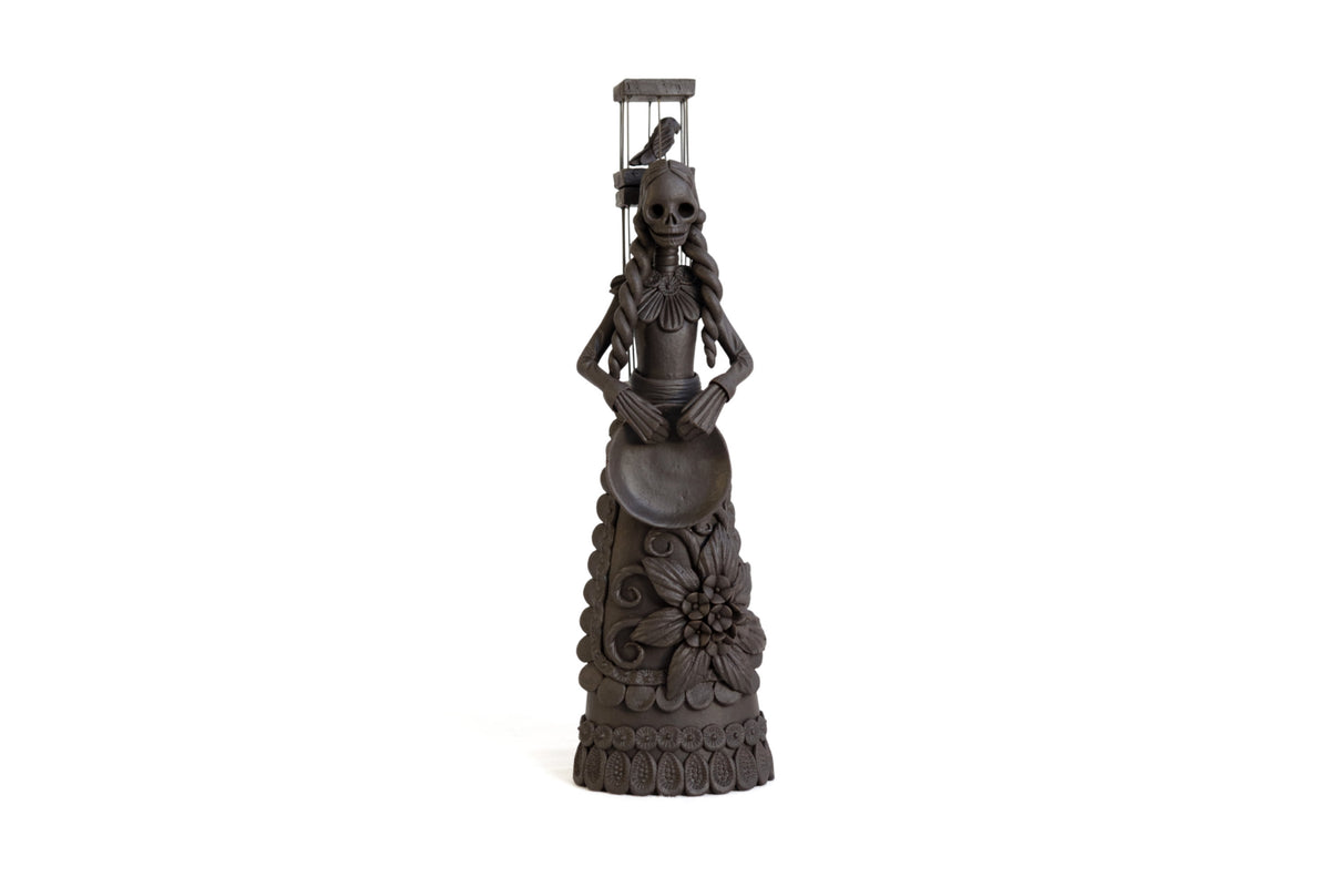 Catrina Pajarera - 24 cm. 10 in. Catrina