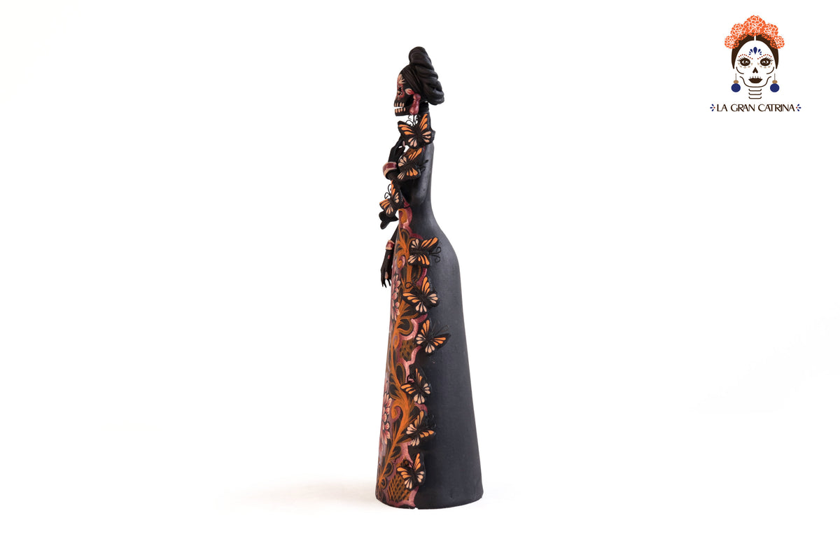 Catrina de mariposas naranjas - 30 cm. 12 in.