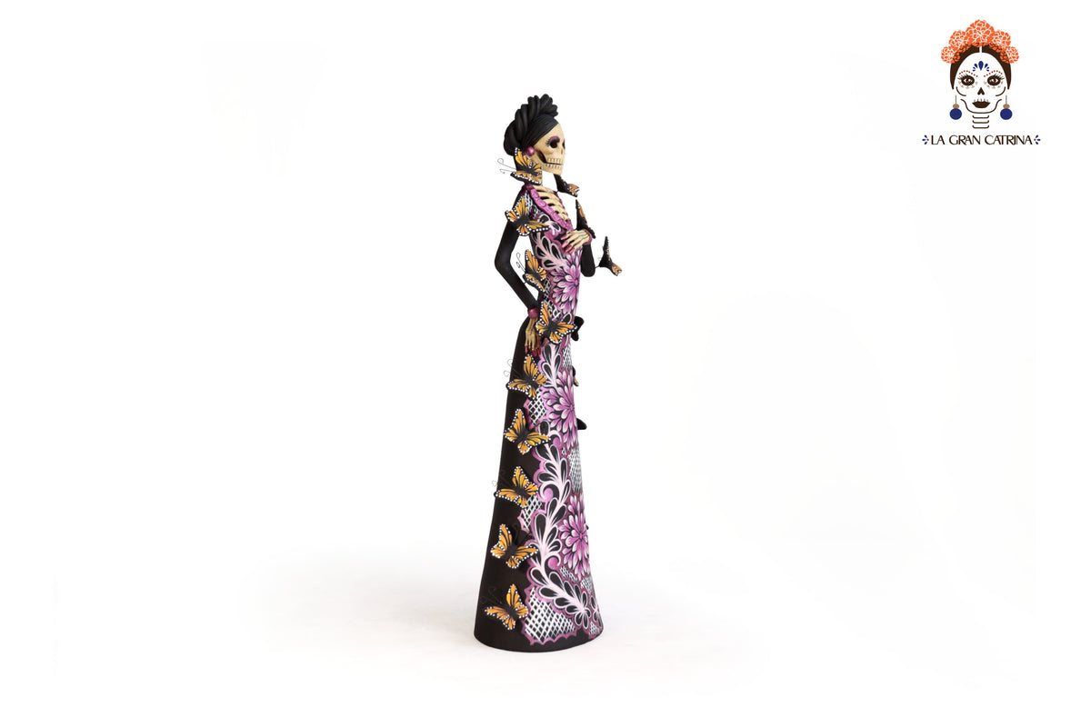 Catrina Monarca Vestido Rosa - 50 cm. 20 in. Catrina