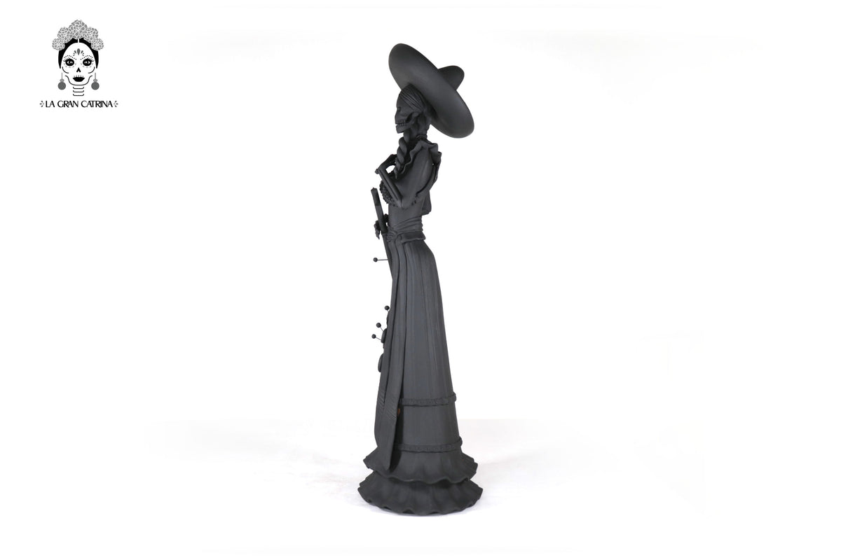 Catrina Negra Revolucionaria - 52 cm. 20.4 in