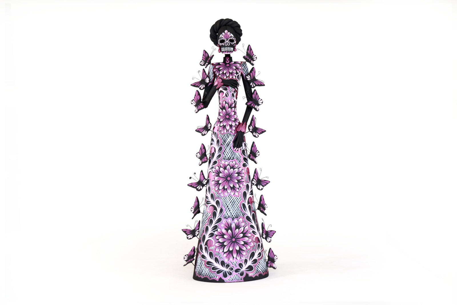 Catrinas hermanas de mariposas - Rosa - 50 cm. 20 in. Catrina