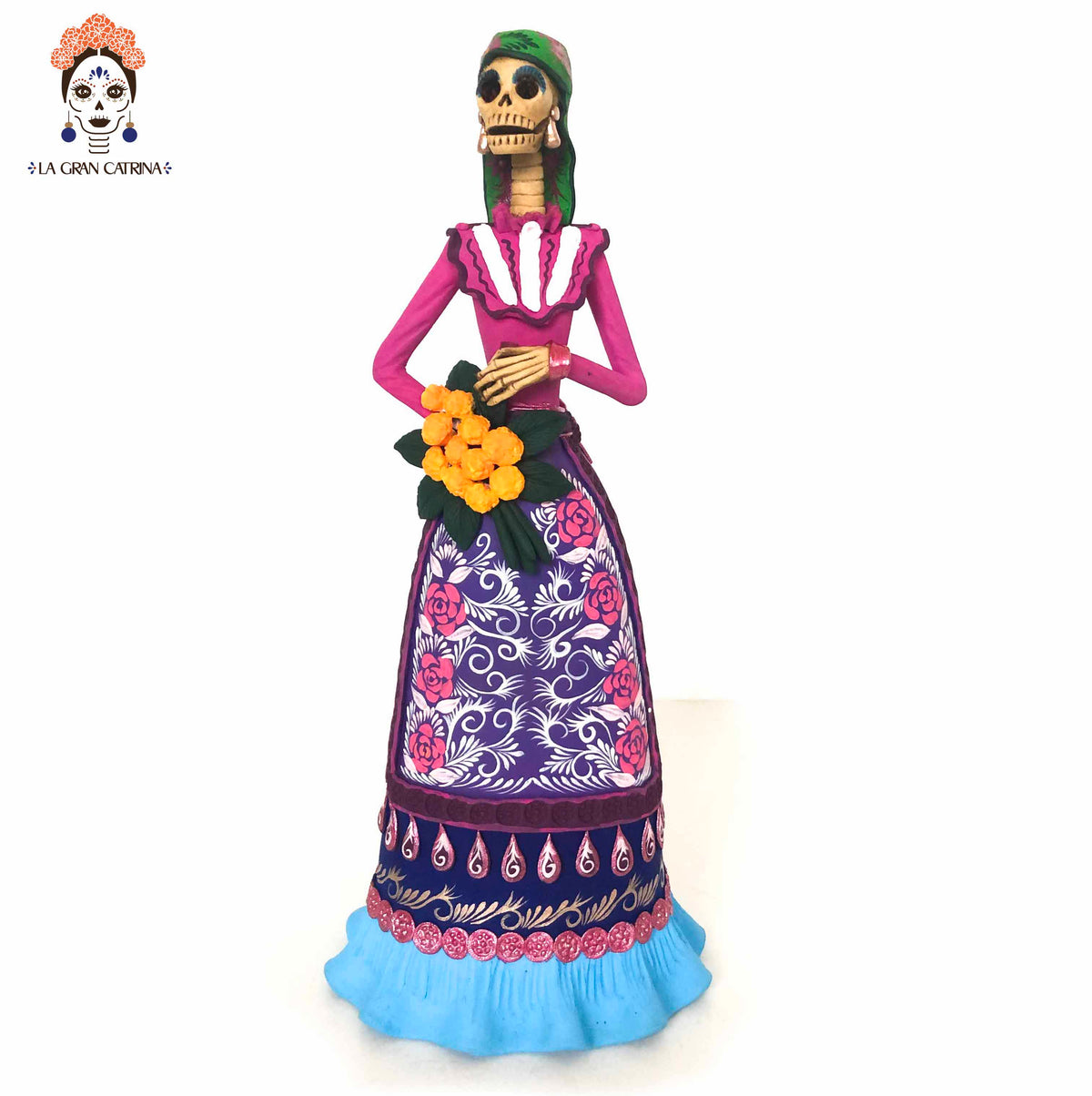 Catrina de San Bartolomé Quialana - 30 cm. 12 in.