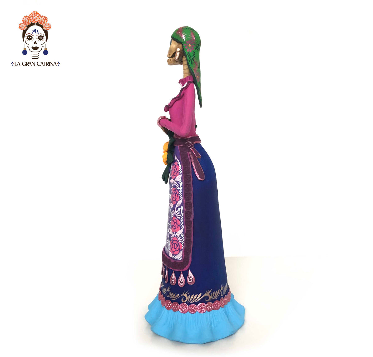 Catrina de San Bartolomé Quialana - 30 cm. 12 in.