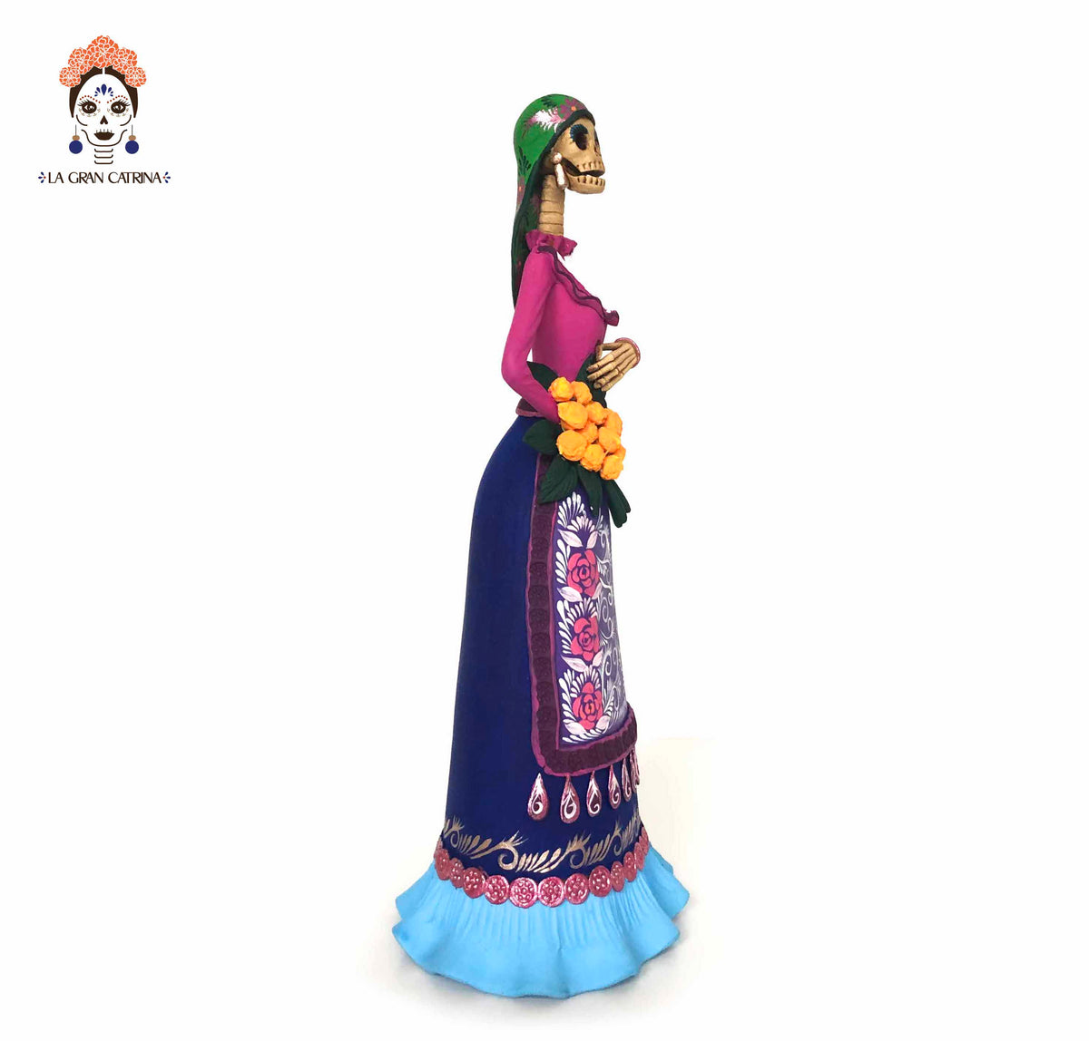 Catrina de San Bartolomé Quialana - 30 cm. 12 in.