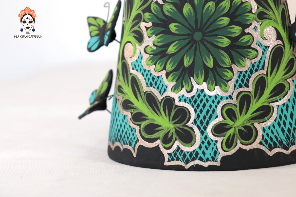 Catrinas hermanas de mariposas - Verde - 50 cm. 20 in. Catrina
