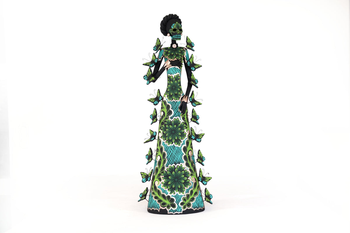 Catrinas hermanas de mariposas - Verde - 50 cm. 20 in. Catrina