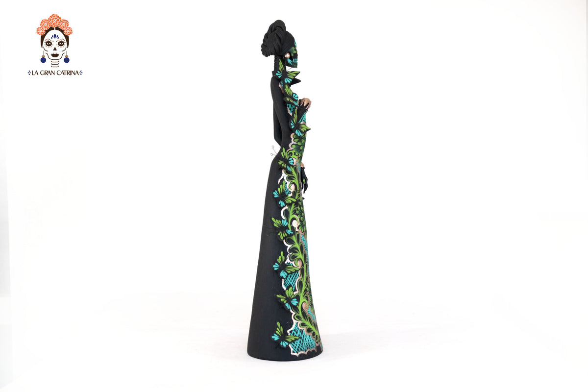Catrinas hermanas de mariposas - Verde - 50 cm. 20 in. Catrina