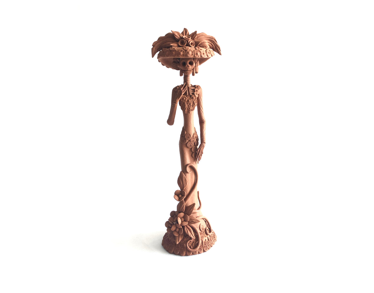 Catrina Garbancera de sombrero - 30 cm. 12 in.