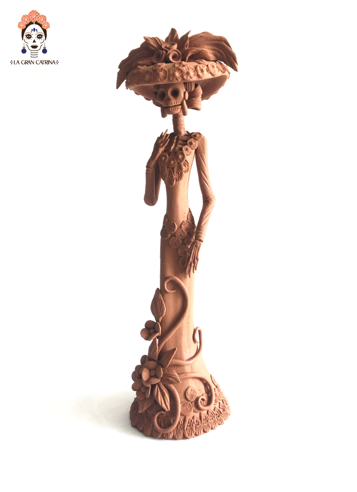 Catrina Garbancera de sombrero - 30 cm. 12 in.