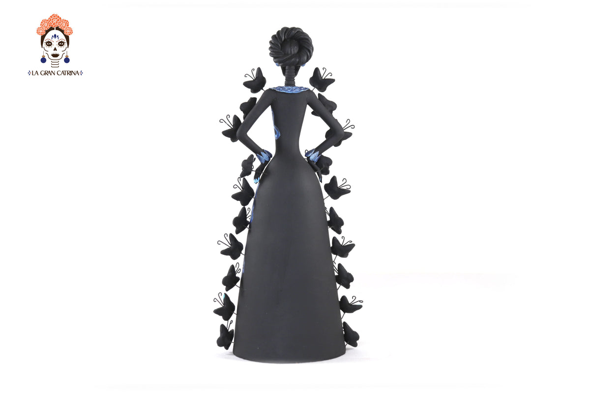 Catrina de mariposas azules - 30 cm. 12 in.