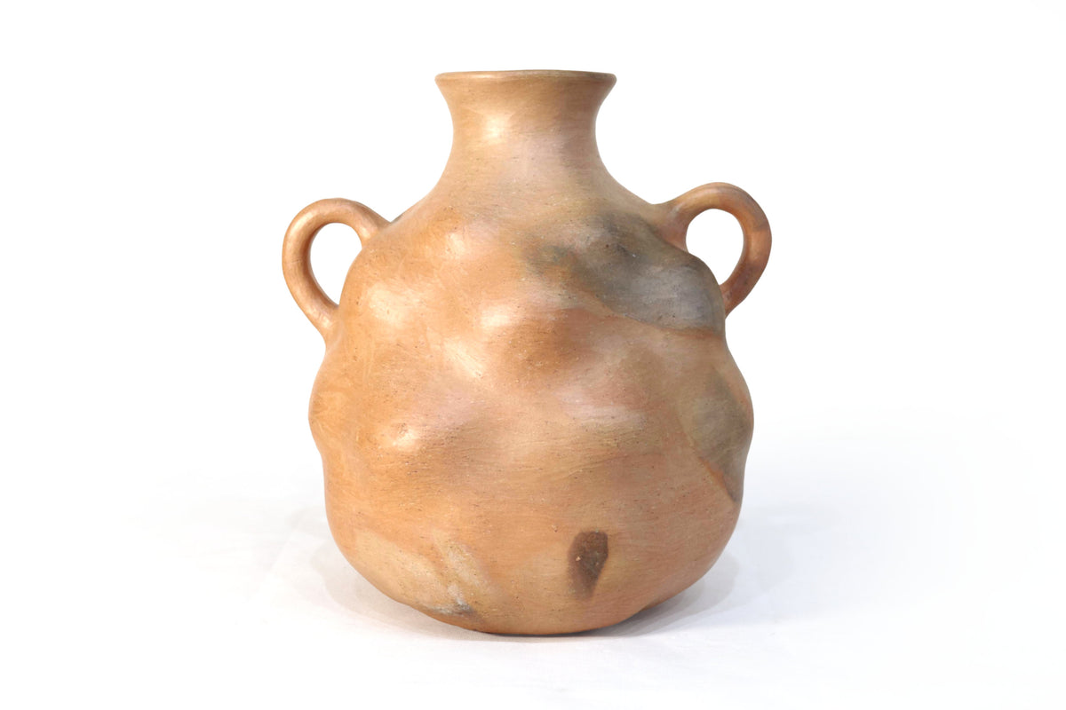 Vasija Mixe Ancestral boluda - 25 Cm. 9.8 In. Mixe