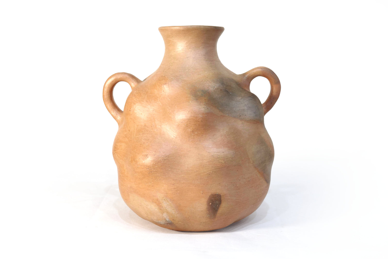 Vasija Mixe Ancestral boluda - 25 Cm. 9.8 In. Mixe