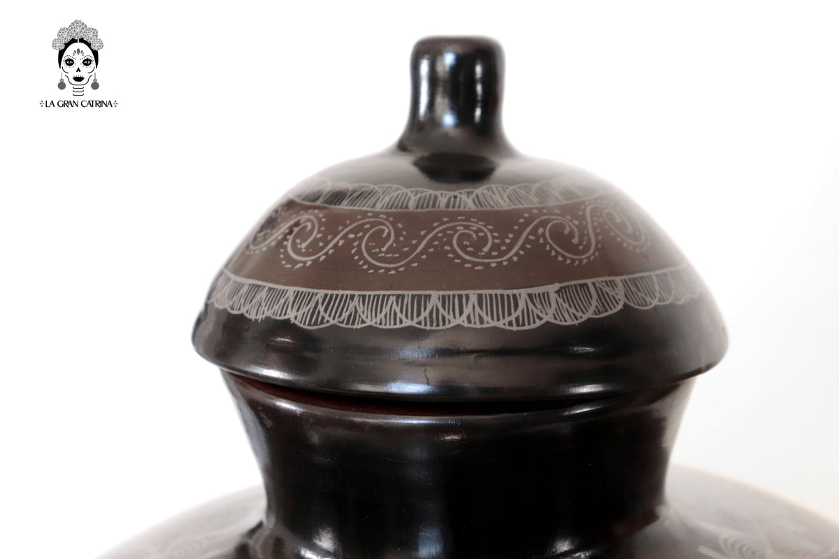 Jarrón de aves marron - Huancito - 38 cm. 14.9 In.