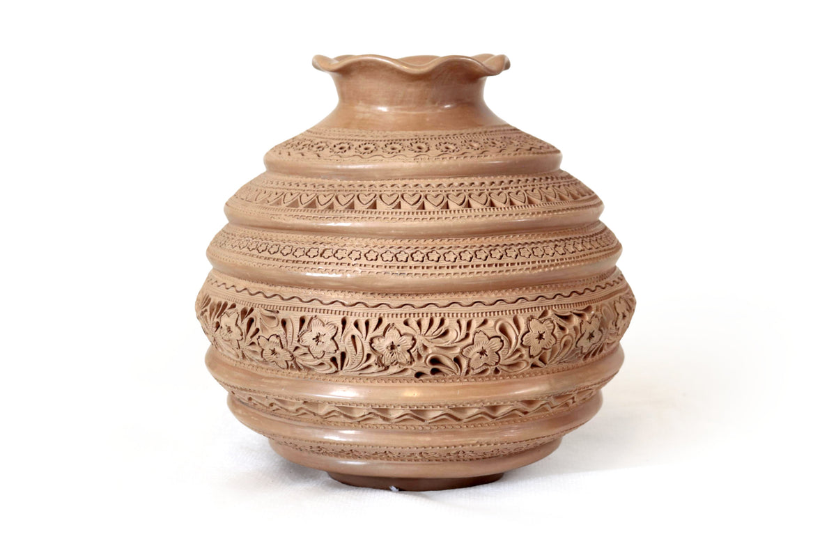 Jarrón Mielero de San Bartolo - 26 Cm. 10.2 In. Barro negro