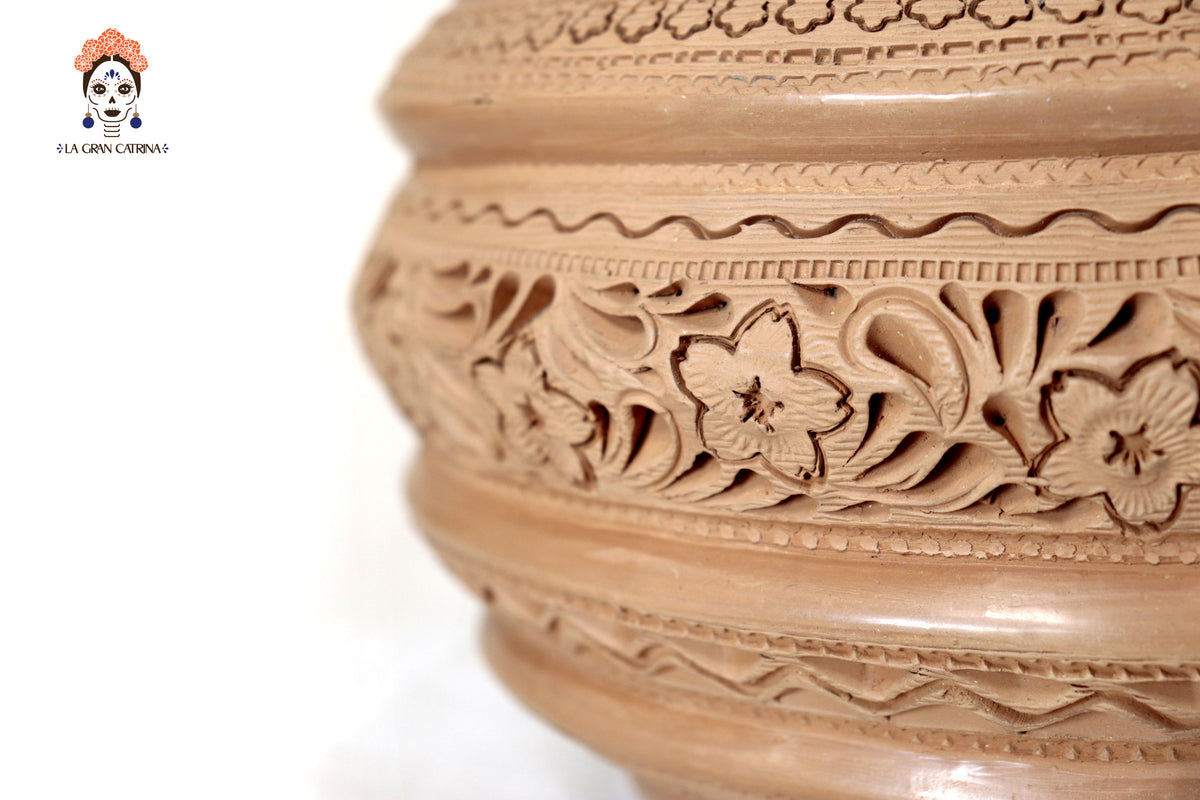 Jarrón Mielero de San Bartolo - 26 Cm. 10.2 In. Barro negro