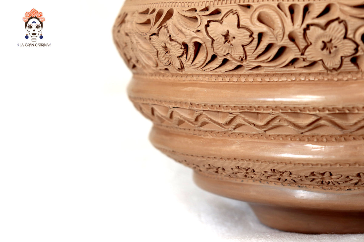 Jarrón Mielero de San Bartolo - 26 Cm. 10.2 In. Barro negro