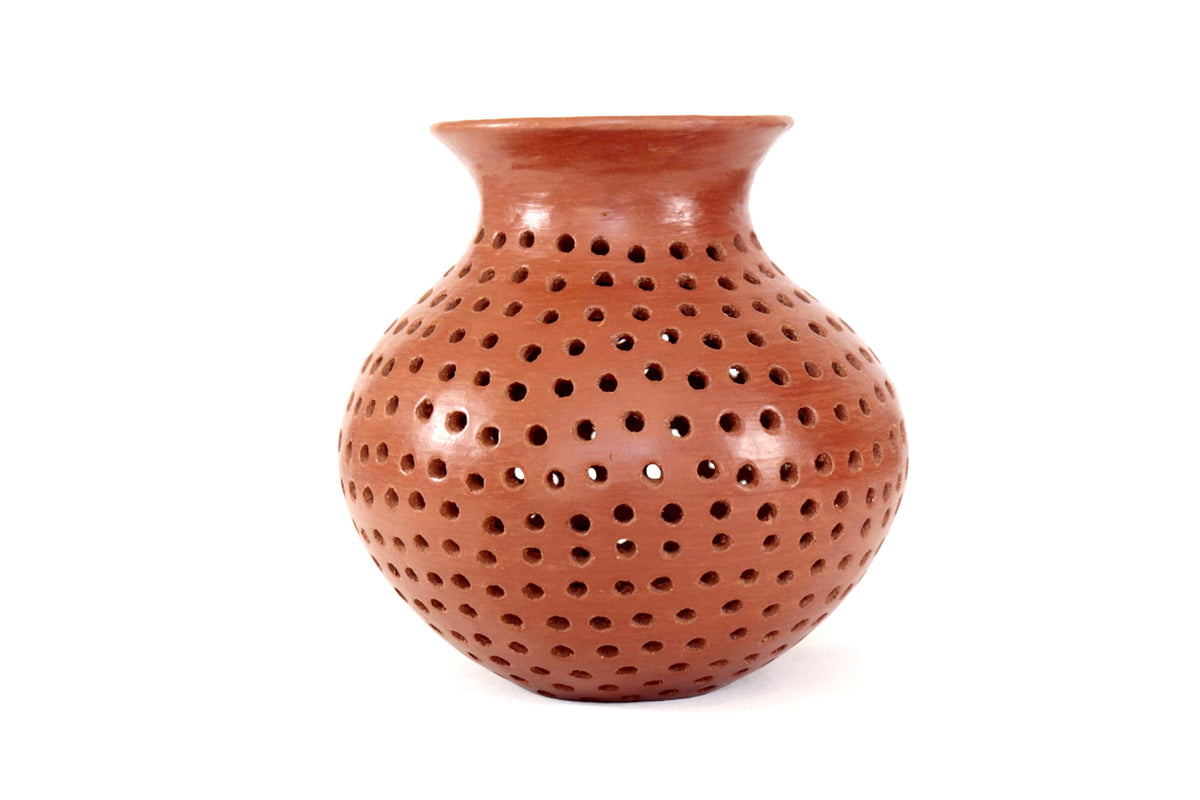 Jarrón de Maiz - 21 Cm. 8.2 In. Artesanía