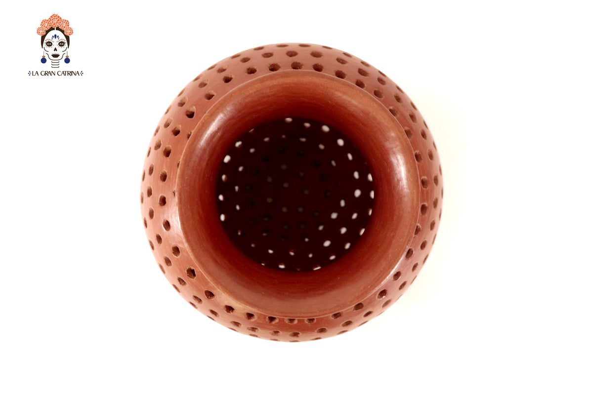 Jarrón de Maiz - 21 Cm. 8.2 In. Artesanía
