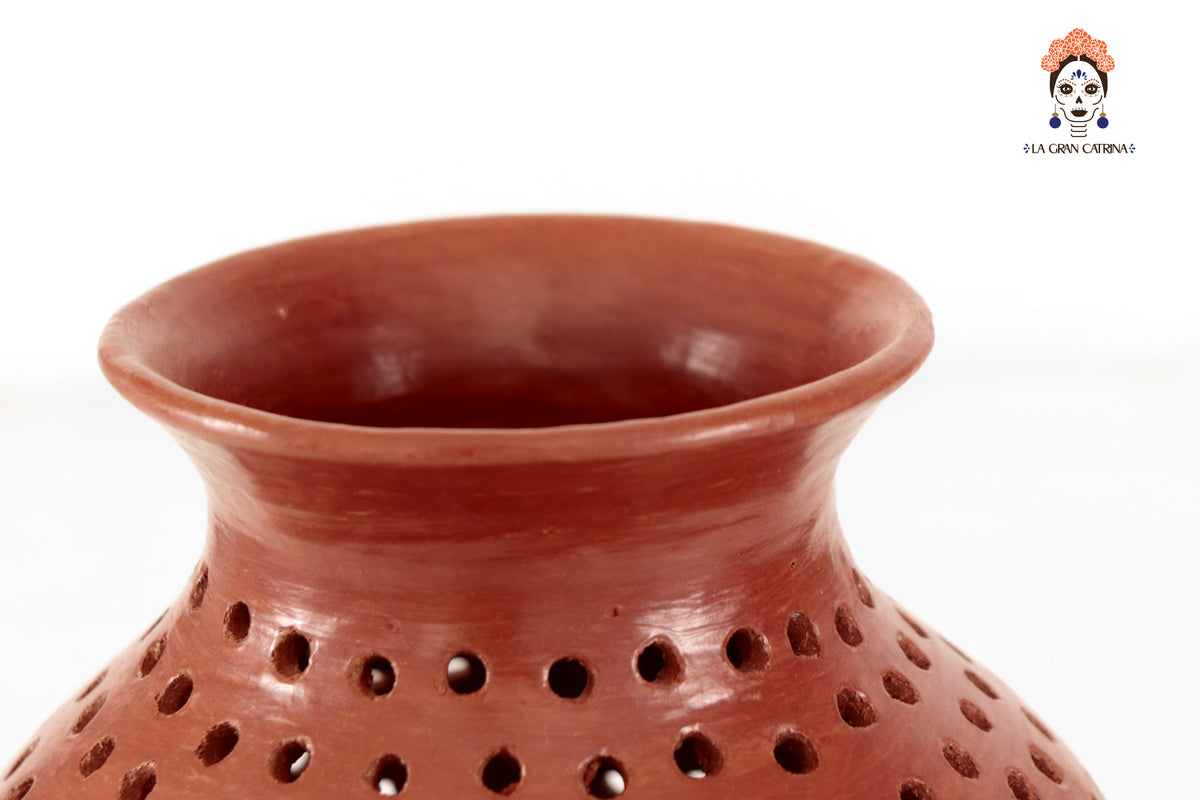 Jarrón de Maiz - 21 Cm. 8.2 In. Artesanía