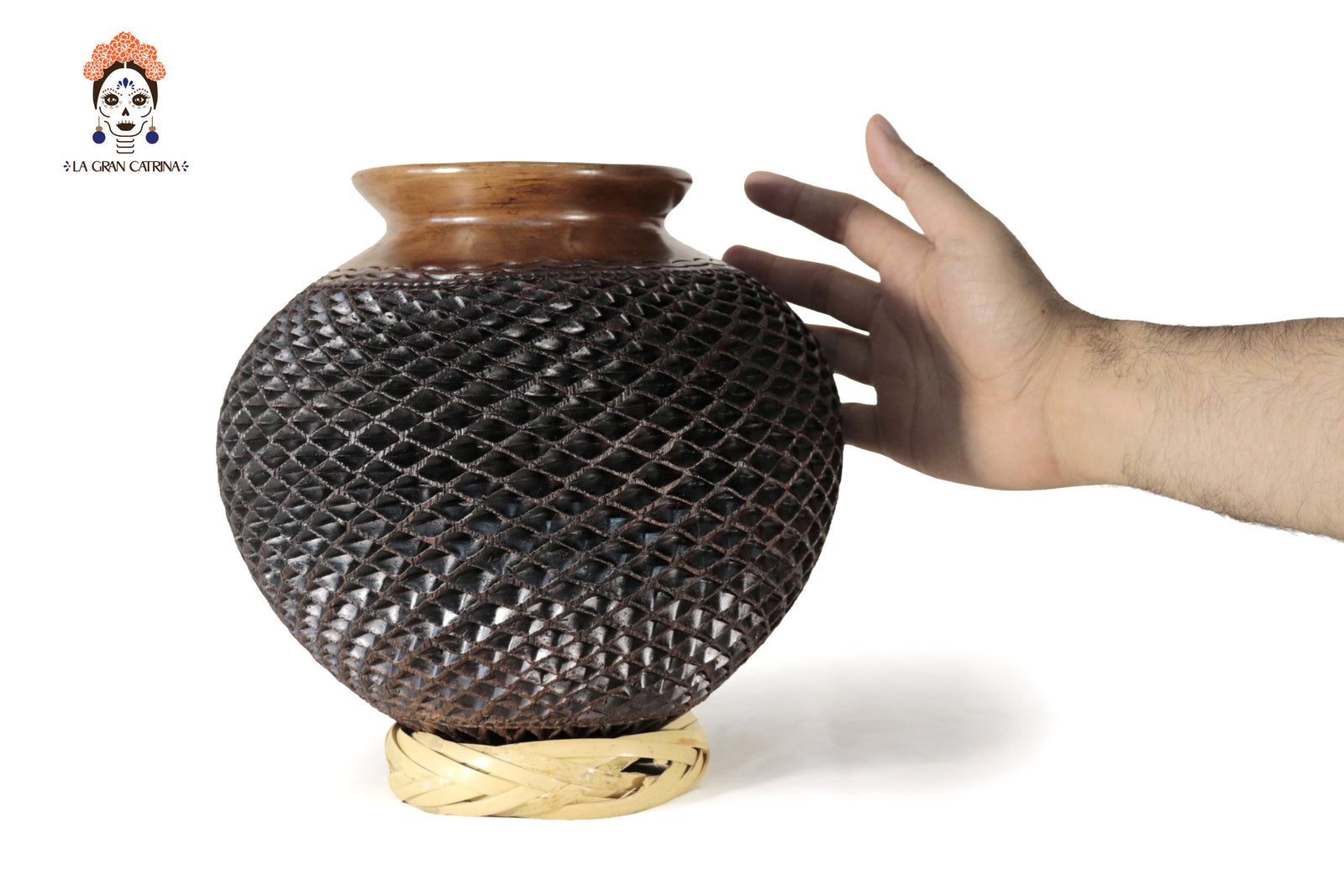 Jarrón de Barro Negro II 24 cm. 9.4 in. - Sobre Pedido Barro negro