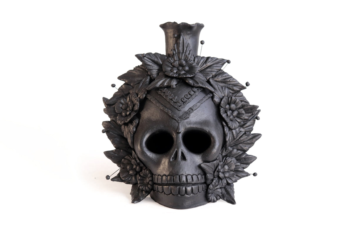 Candelero de Día de Muertos para 1 Vela - 22 cm. 09 in. Candelabros