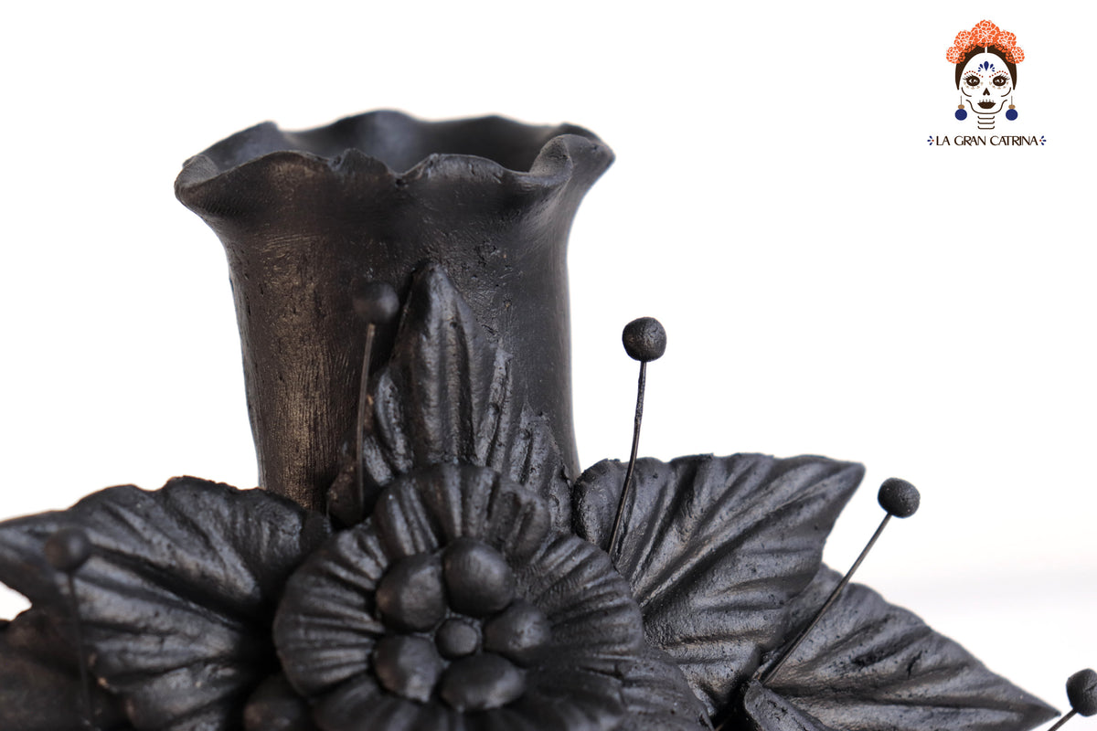Candelero de Día de Muertos para 1 Vela - 22 cm. 09 in. Candelabros