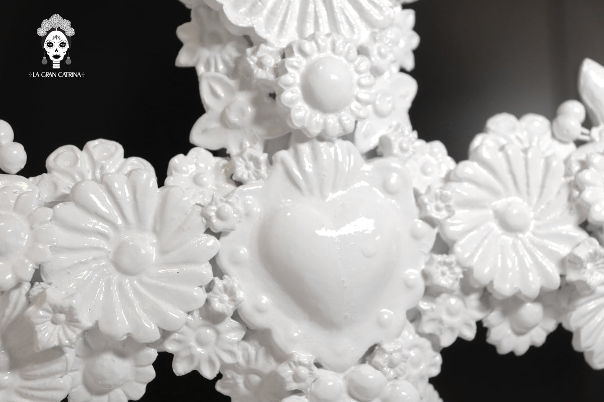 Bundle Altar Blanco Artesanal y Barro Vidriado