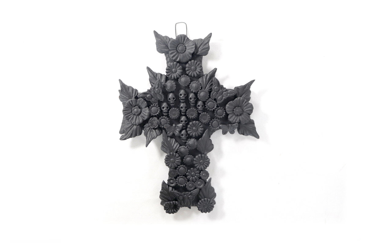 Set Altar de Dia de Muertos Negro Artesanía
