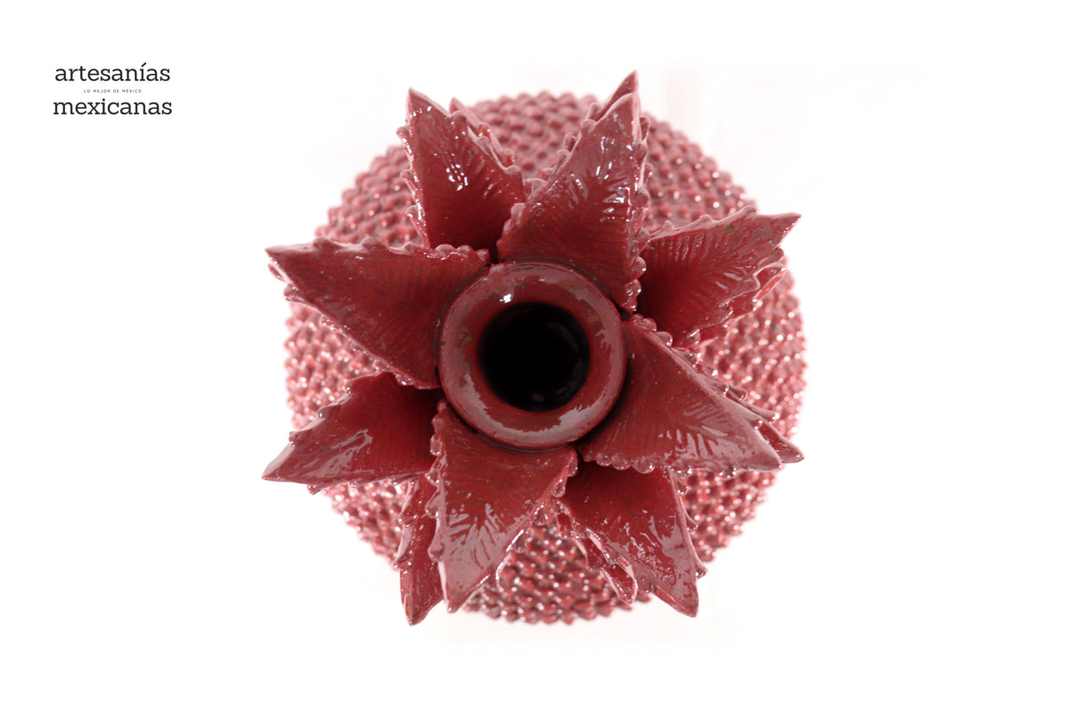 Lámpara roja de picos - 44 cm. 17 in.