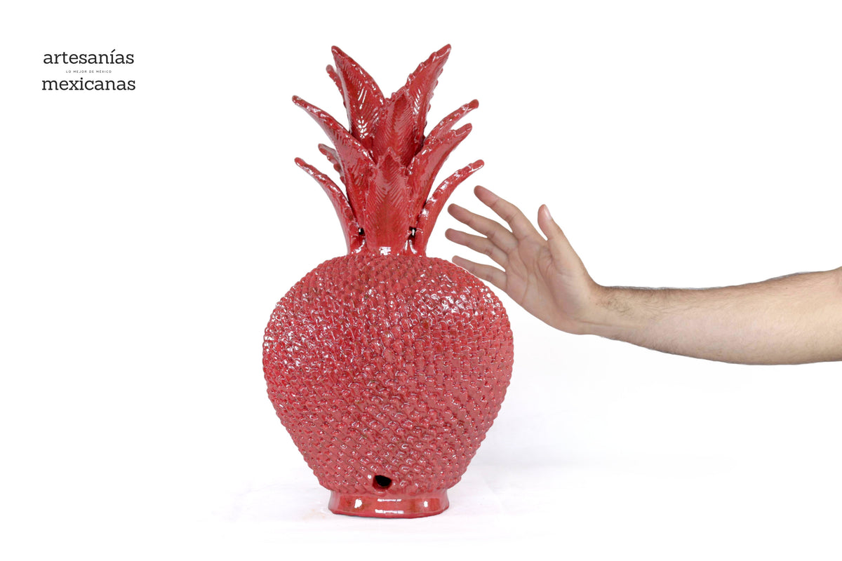 Lámpara roja de picos - 44 cm. 17 in.