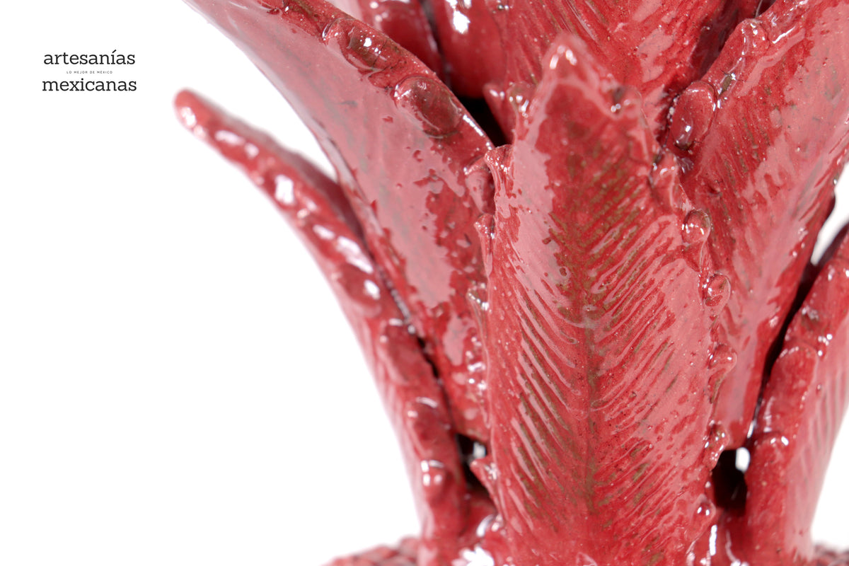 Lámpara roja de picos - 44 cm. 17 in.