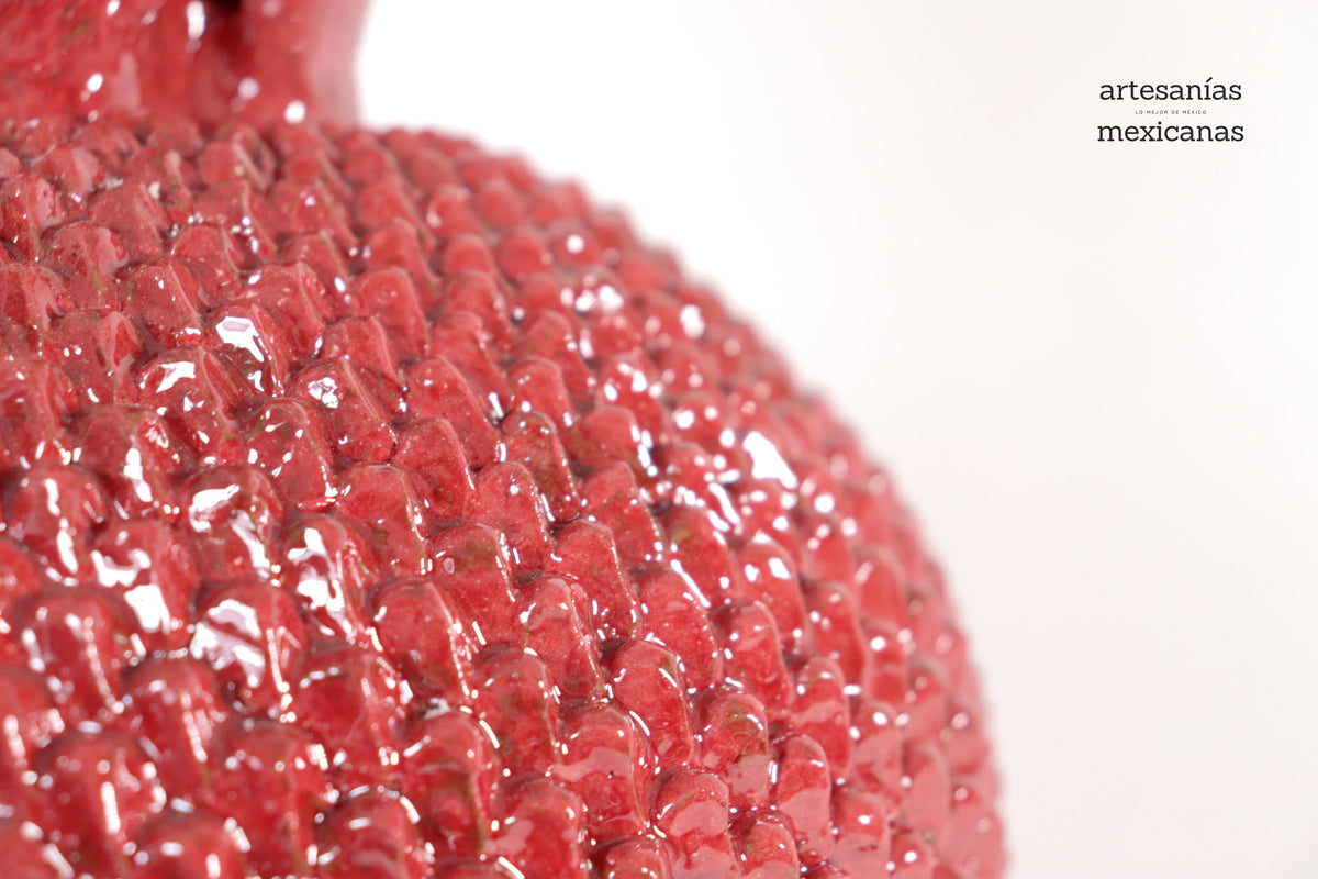 Lámpara roja de picos - 44 cm. 17 in.