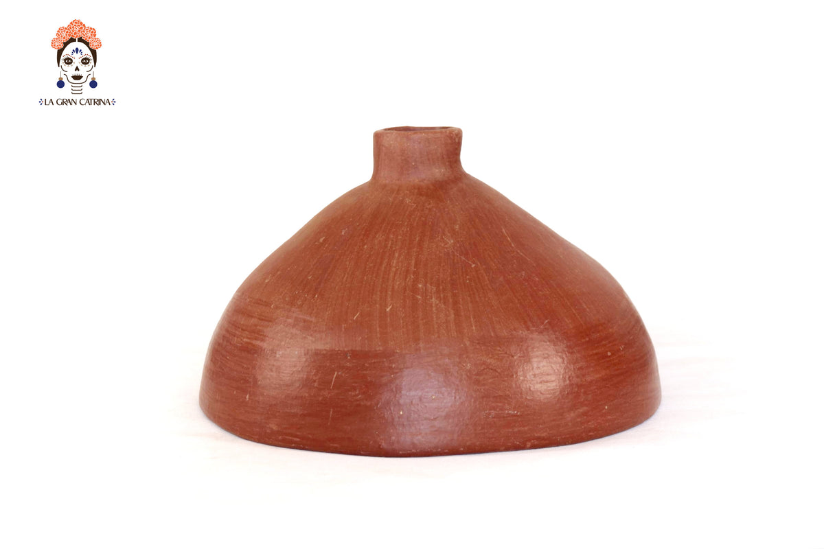 Pantalla de Lámpara Alta de Barro Artesanal - 28.5 Cm. 11.2 In. Artesanía