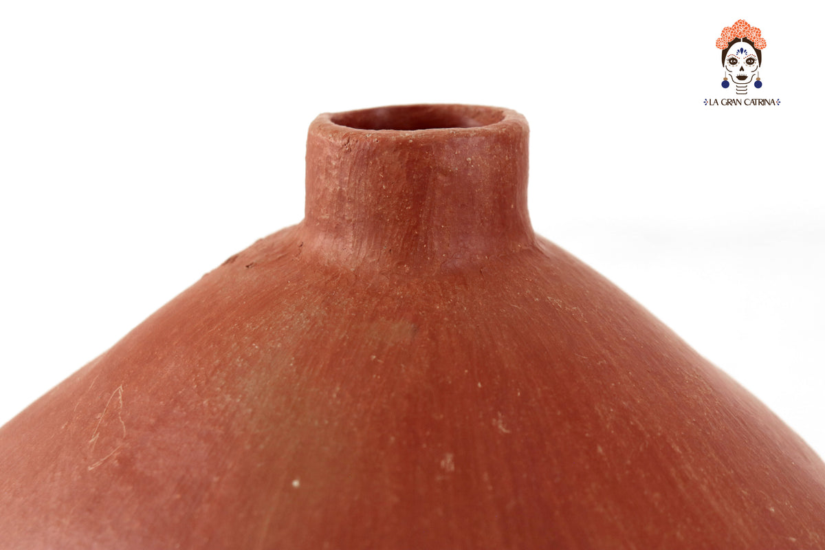 Pantalla de Lámpara Alta de Barro Artesanal - 28.5 Cm. 11.2 In. Artesanía