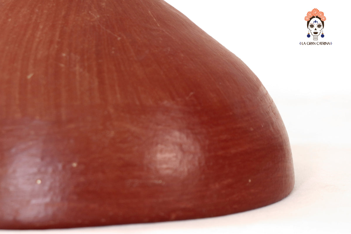 Pantalla de Lámpara Alta de Barro Artesanal - 28.5 Cm. 11.2 In. Artesanía