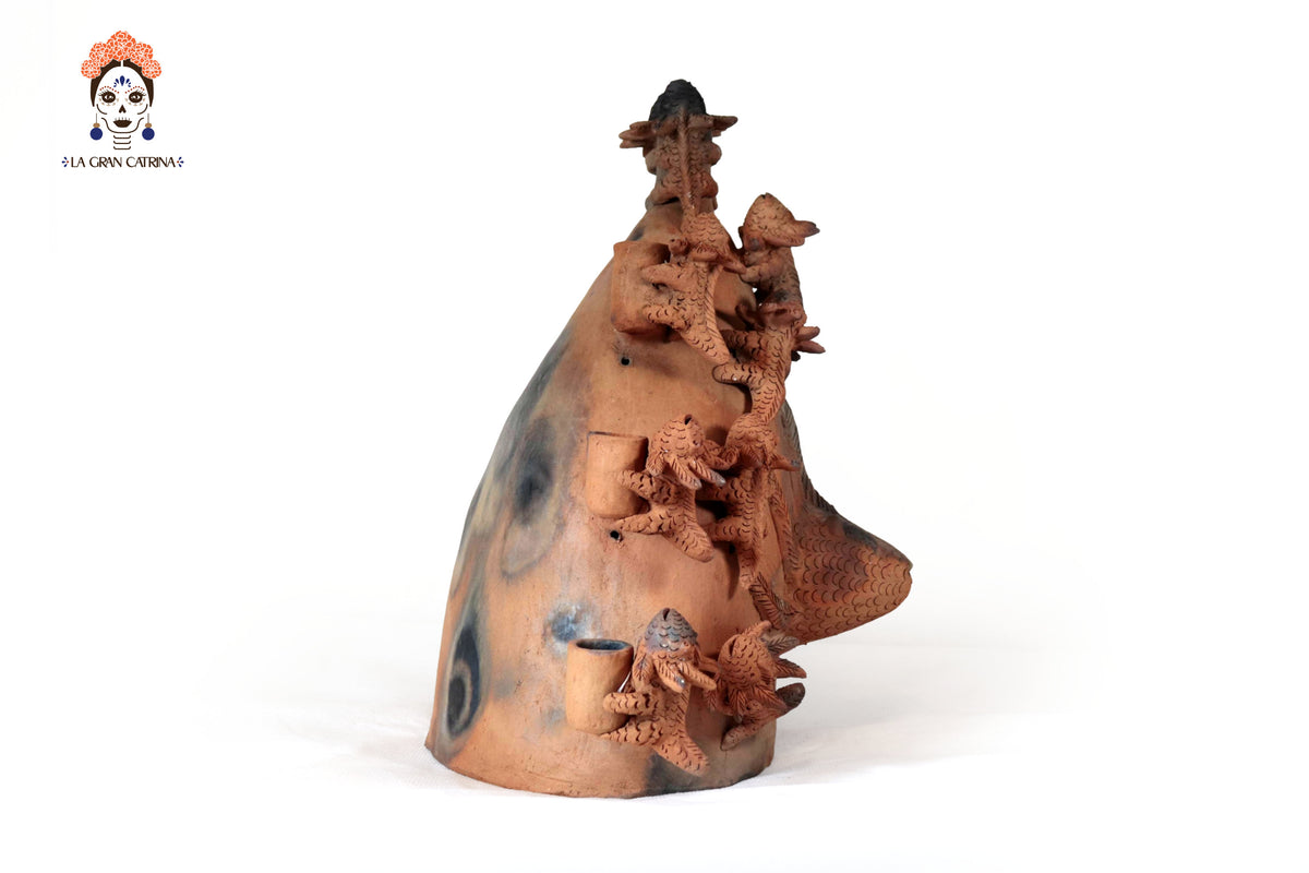 Candelero Axolote - 55 Cm. 21.6 In. Zipiajo